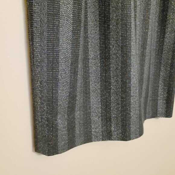 Unbranded | Vintage Striped Wool Blend Midi Length Pencil Skirt (Size 14) - Picture 7 of 11